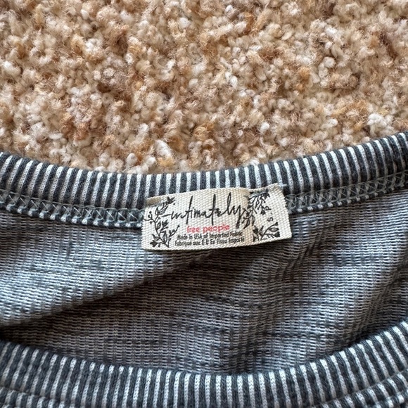 Free People Intimately top size small teal rouched - Picture 3 of 5
